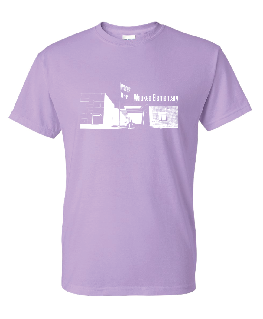 Gildan Unisex DryBlend T Shirt- Waukee Elementary Building