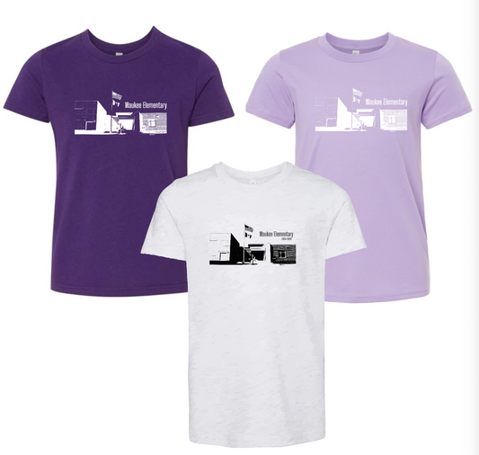 BELLA + CANVAS - Jersey Tee- Waukee Elementary Building