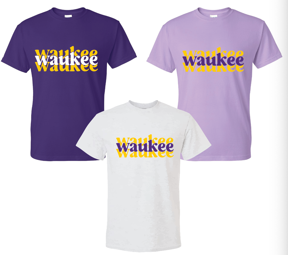 Gildan Unisex DryBlend T Shirt- Waukee Elementary 3 Lines (Matte or Glitter)