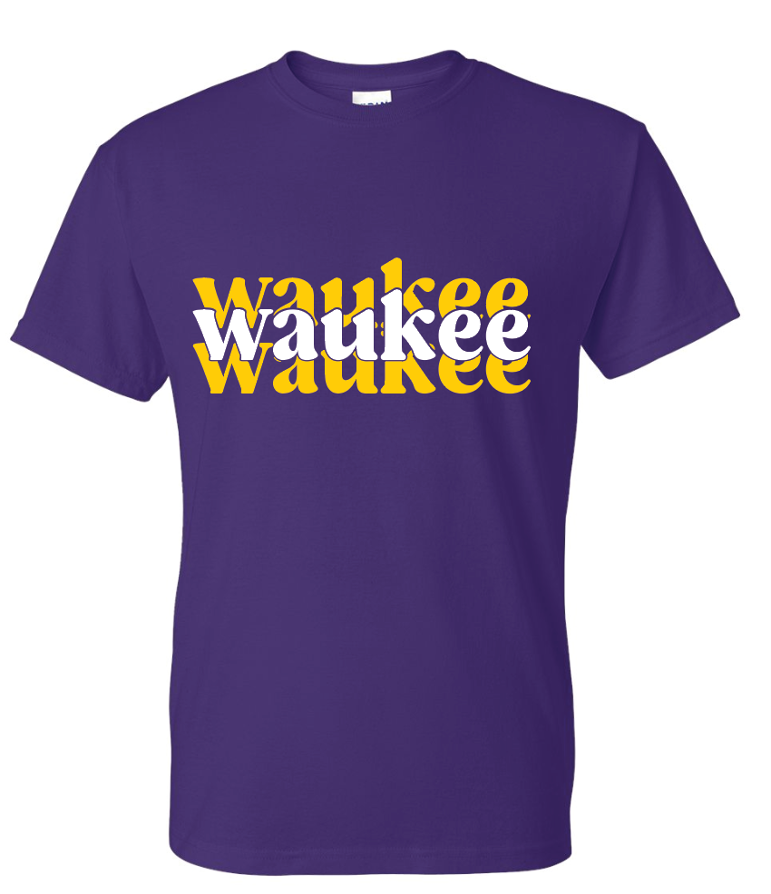 Gildan Unisex DryBlend T Shirt- Waukee Elementary 3 Lines (Matte or Glitter)