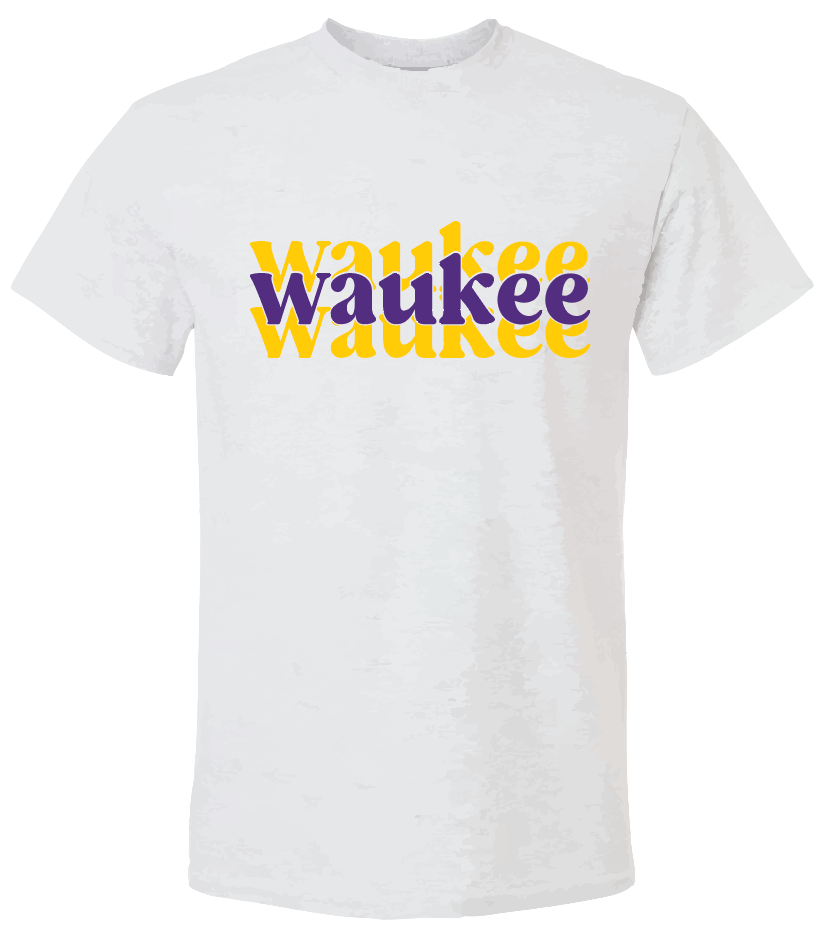 Gildan Unisex DryBlend T Shirt- Waukee Elementary 3 Lines (Matte or Glitter)