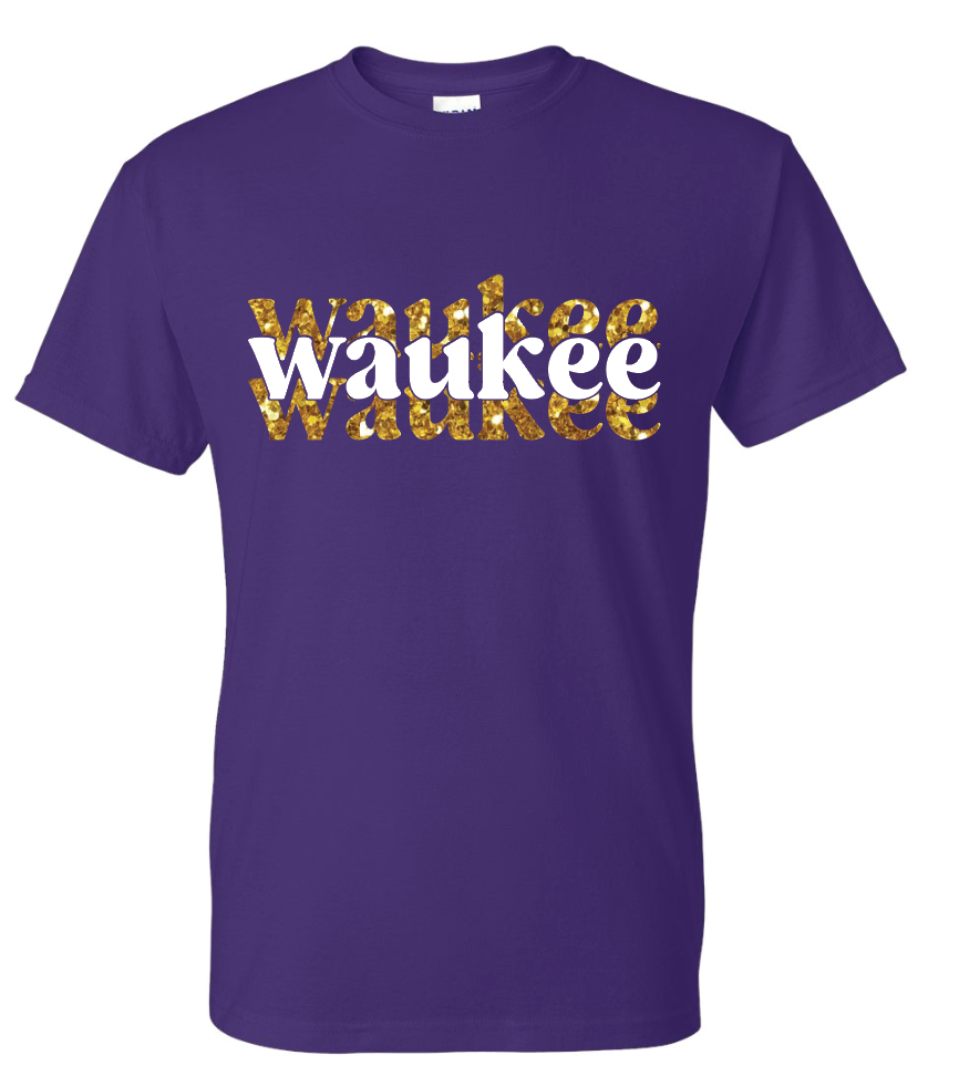 Gildan Unisex DryBlend T Shirt- Waukee Elementary 3 Lines (Matte or Glitter)
