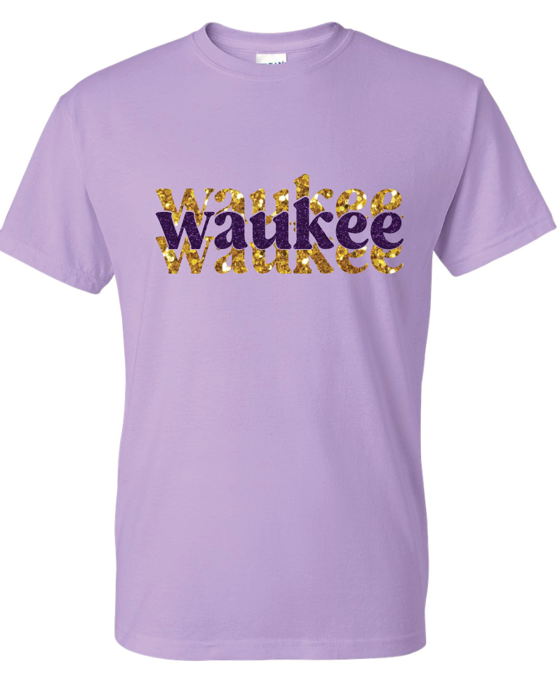 Gildan Unisex DryBlend T Shirt- Waukee Elementary 3 Lines (Matte or Glitter)