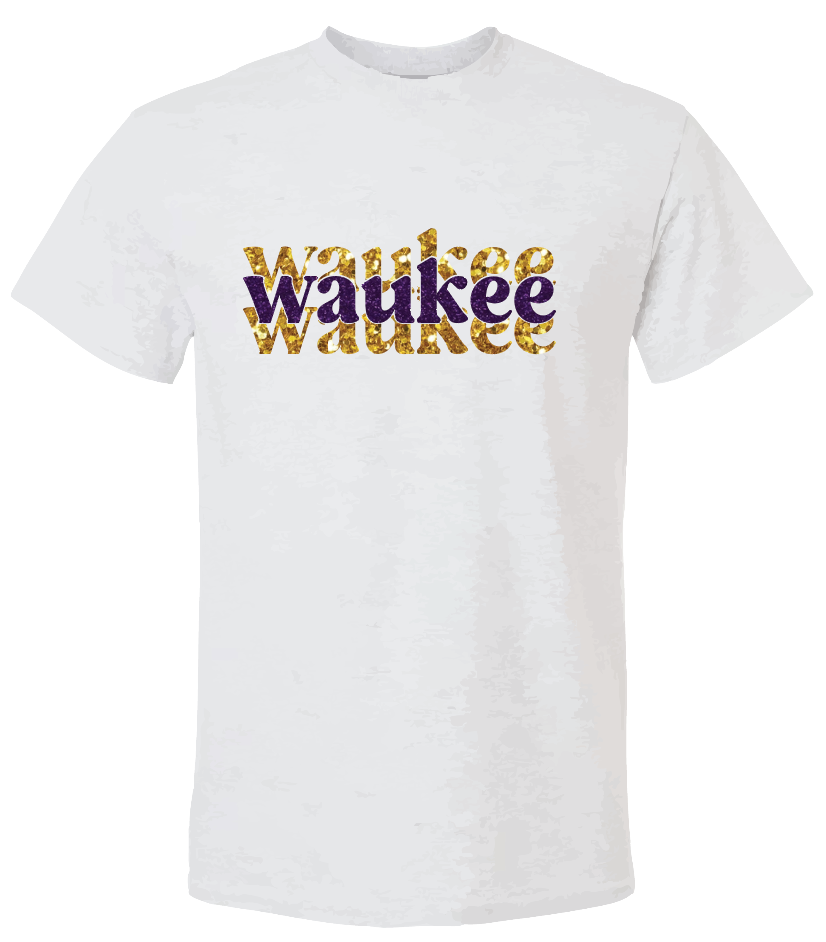 Gildan Unisex DryBlend T Shirt- Waukee Elementary 3 Lines (Matte or Glitter)