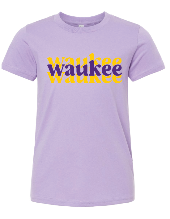 BELLA + CANVAS - Jersey Tee- Waukee Elementary 3 Lines (Matte or Glitter)