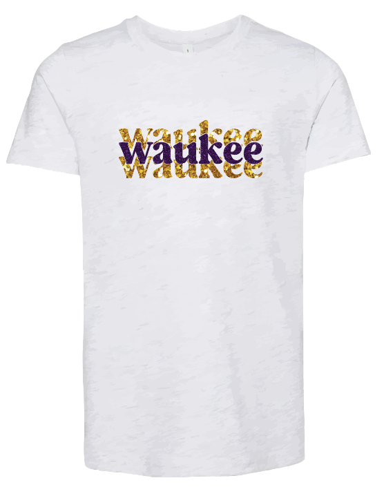 BELLA + CANVAS - Jersey Tee- Waukee Elementary 3 Lines (Matte or Glitter)