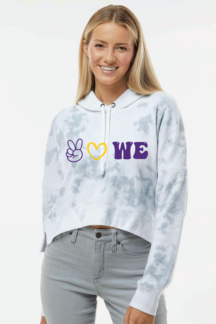 J. America- Peace Love WE Grey Tie Dye(Matte or Glitter)