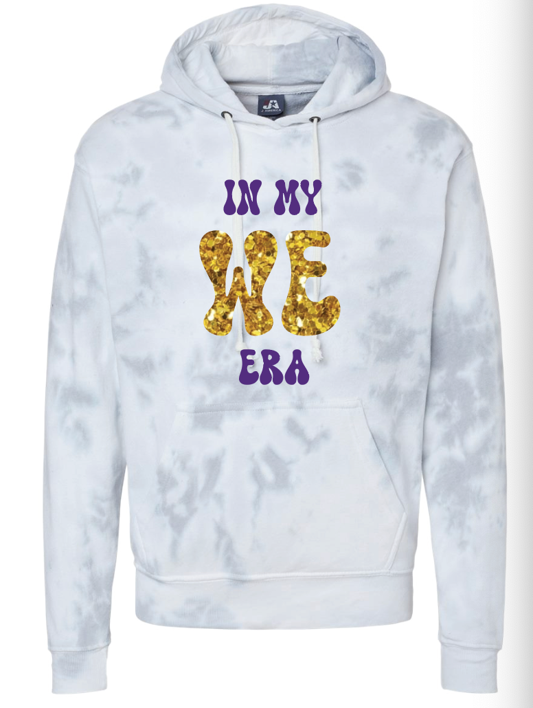 J. America- In my WE era Grey Tie Dye(Matte or Glitter)