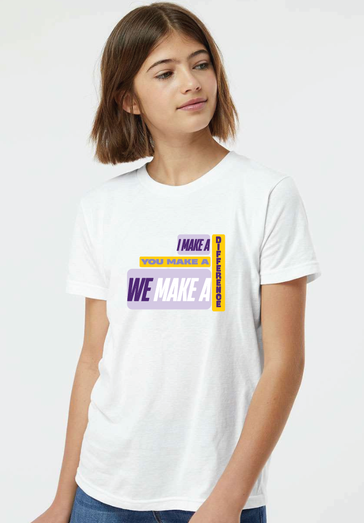 Tultex- Fine Jersey Tee- We Make A Difference