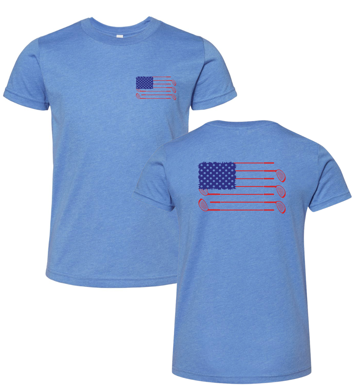 Golf Flag Front&Back Bold