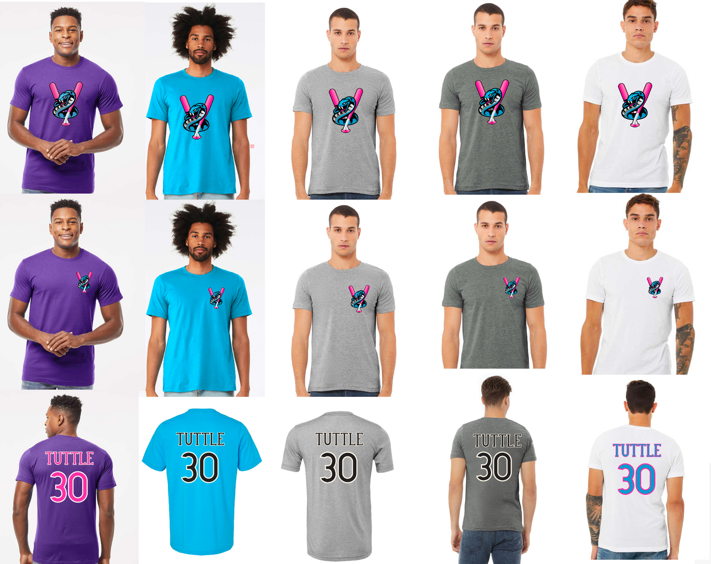 BELLA + CANVAS - CVC Jersey Tee Vipers Logo
