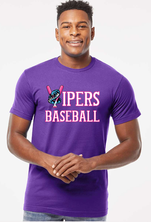 BELLA + CANVAS - CVC Jersey Tee VIPERS BASEBALL