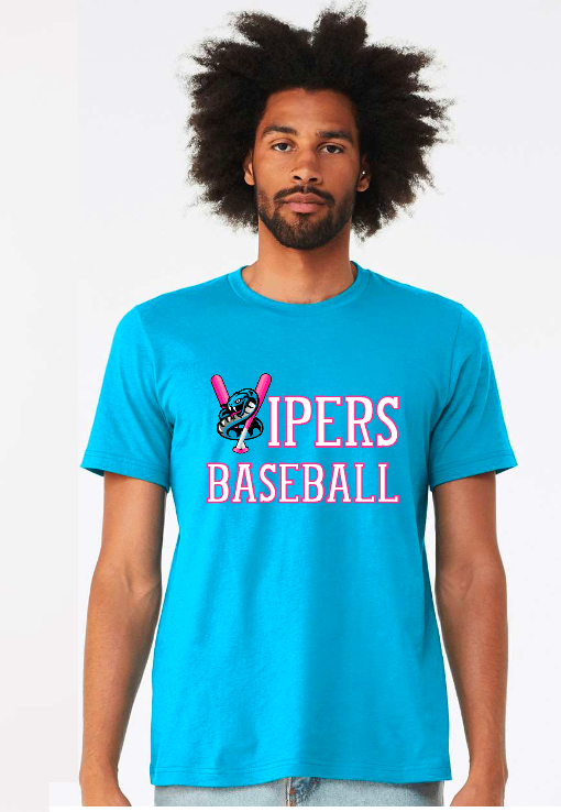 BELLA + CANVAS - CVC Jersey Tee VIPERS BASEBALL
