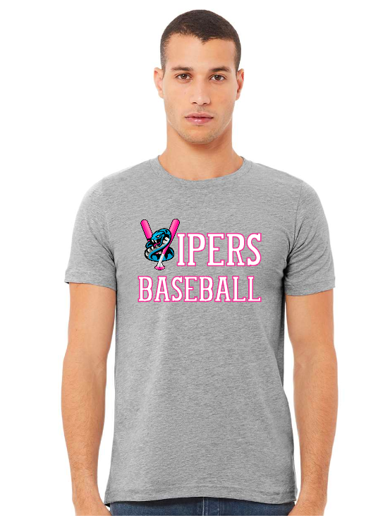 BELLA + CANVAS - CVC Jersey Tee VIPERS BASEBALL