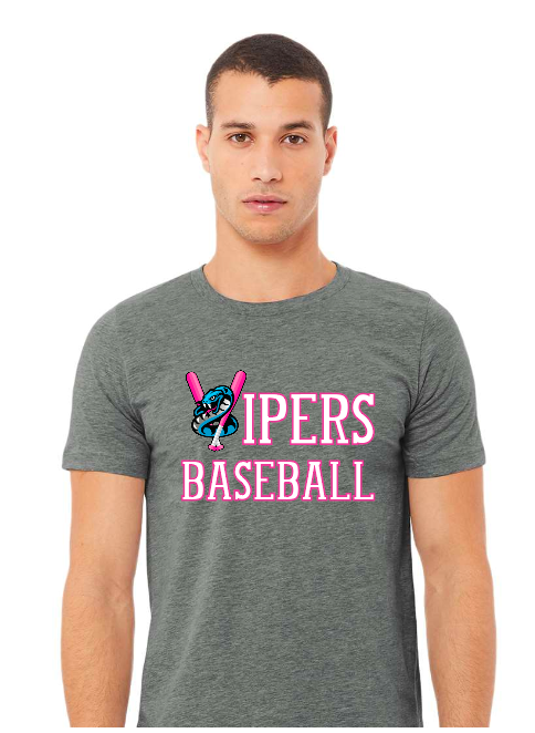 BELLA + CANVAS - CVC Jersey Tee VIPERS BASEBALL