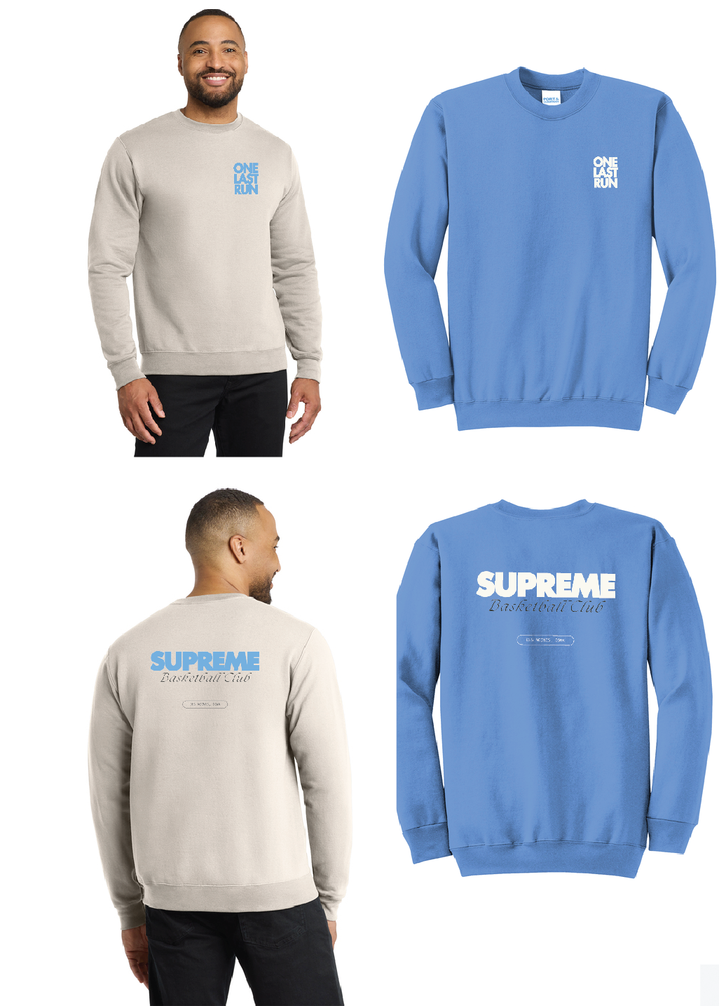 Port & Co™ Core Fleece Crewneck Sweatshirt- Iowa Supreme