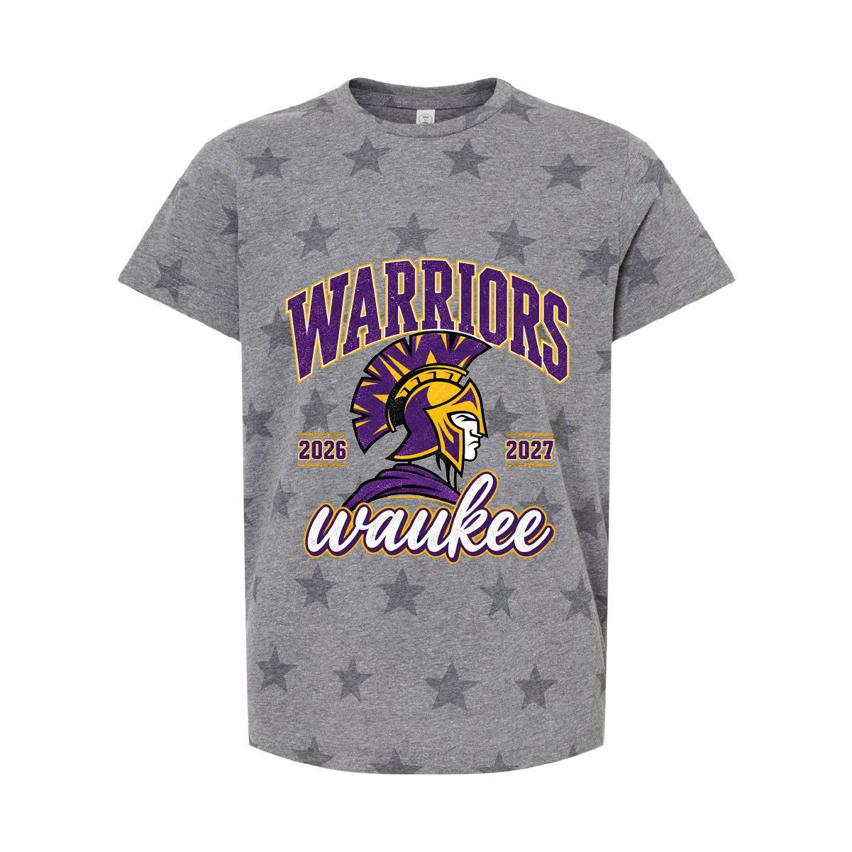 Code Five Star Print Tee