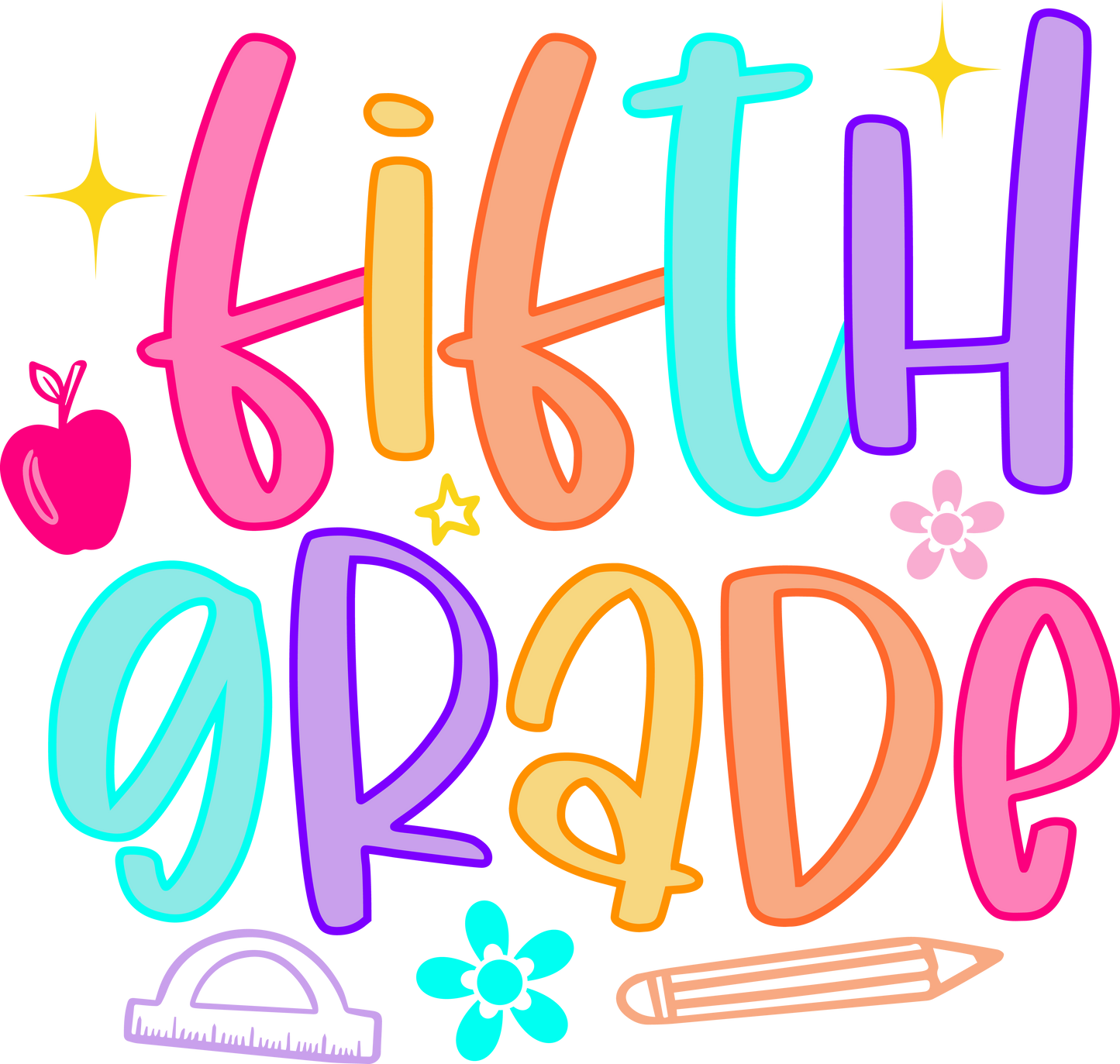 Back To School Neon