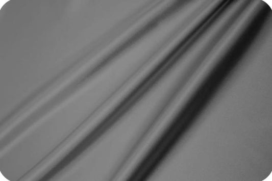 Silky Satin Solid Charcoal