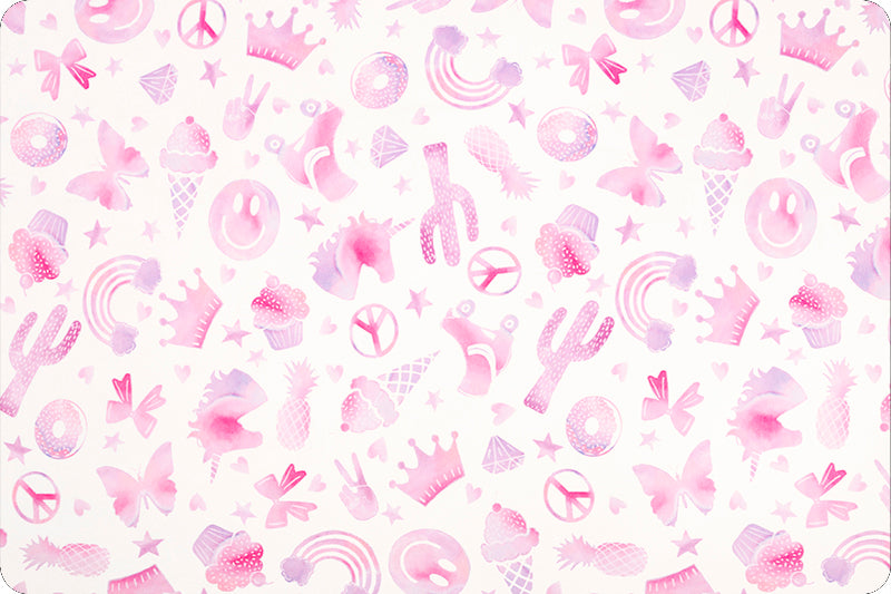 Girls Rule Digital Cuddle® Hot Pink