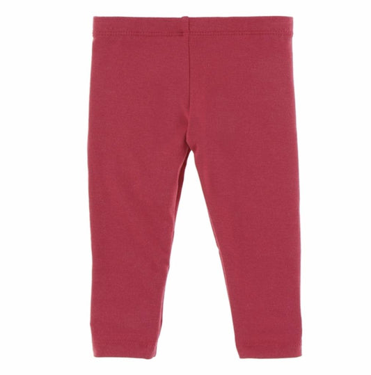 Solid Girl's Performance Jersey Legging (Flag Red)