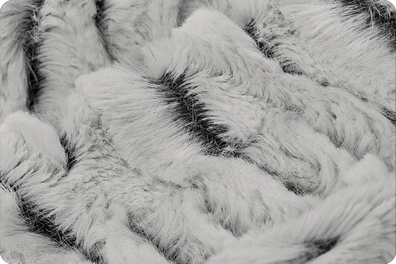 Luxe Cuddle® Frosted Zebra Gray