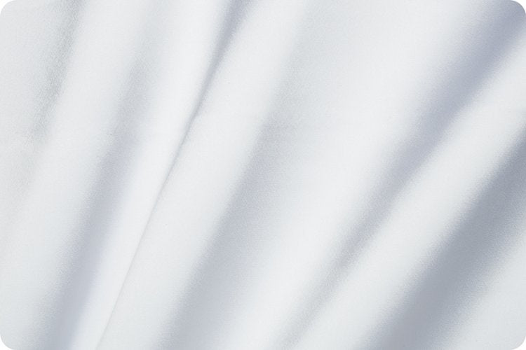 Silky Satin Solid White